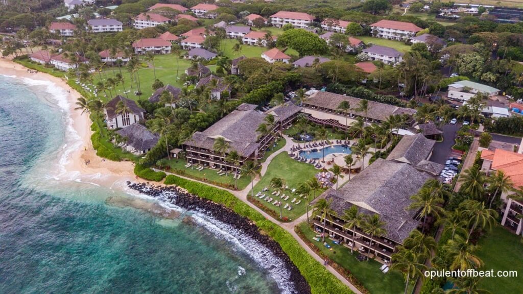 Koa Kea Hotel & Resort at Poipu Beach top view