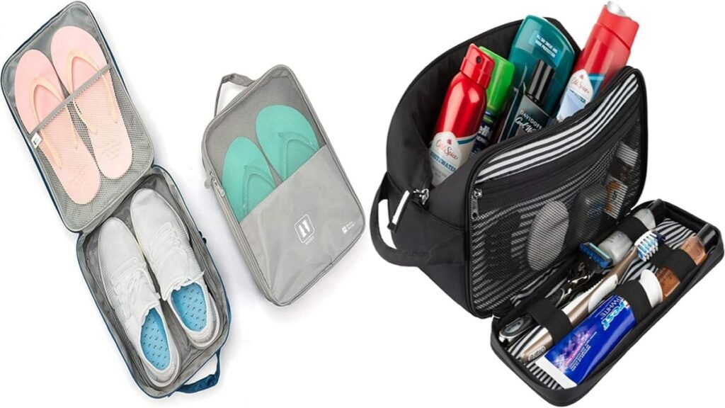 Waterproof toiletry bag & Shoe Bag