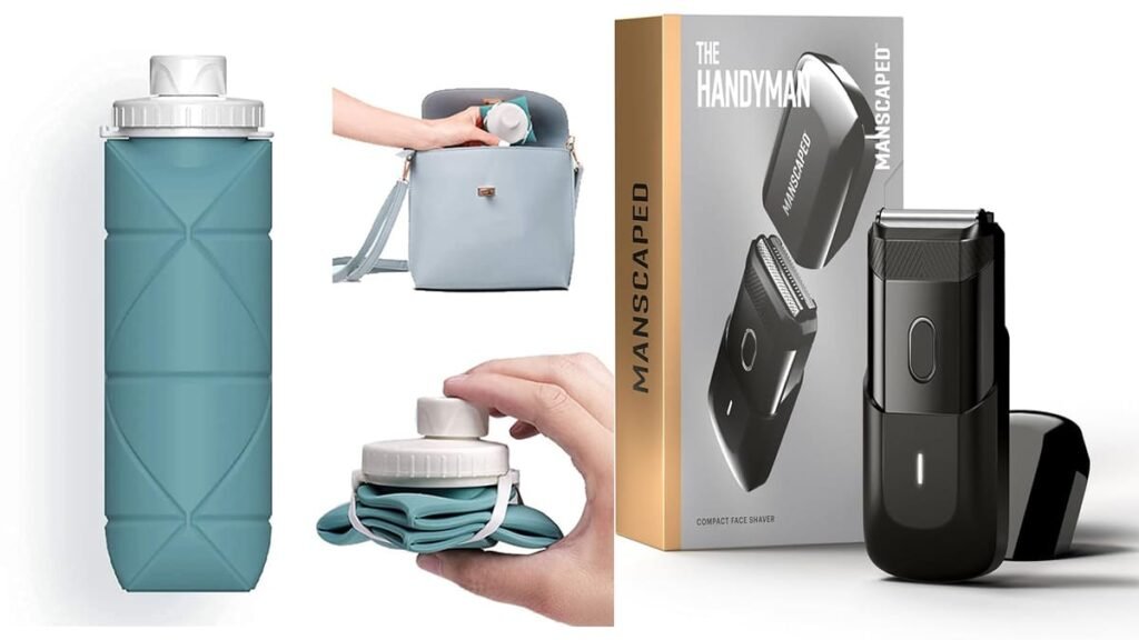 collapsible water bottle & Razor